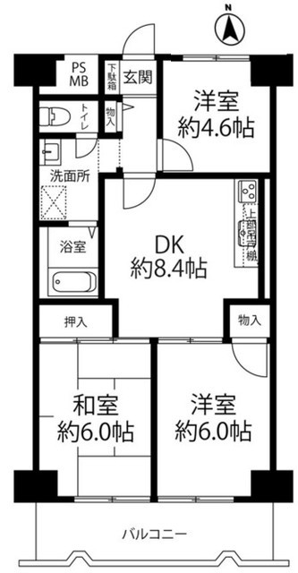 物件画像 東品川ハウス 6階