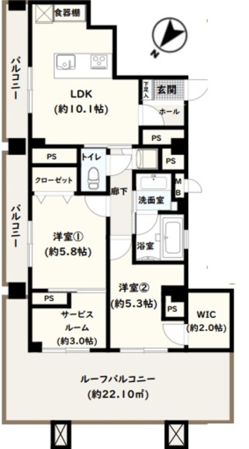 物件画像 ヴィラロイヤル代々木 7階