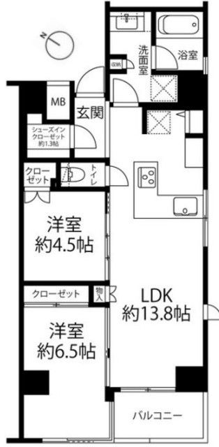 物件画像 プライムフィット中目黒 2階