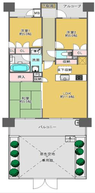 物件画像 グランイーグルパークサイド大森南 1階