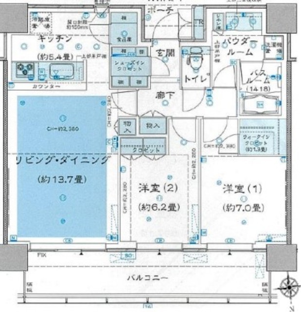 物件画像 シティタワー品川 39階