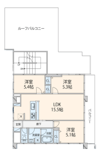 物件画像 ファミネス梅屋敷 6階