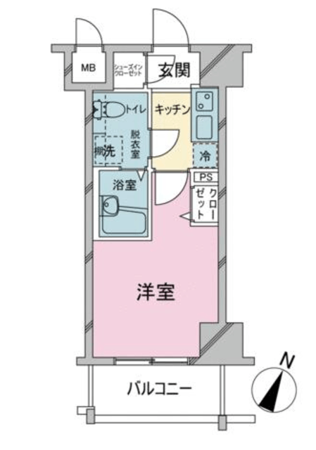 ハーモニーレジデンス池袋＃003 8階 間取り図