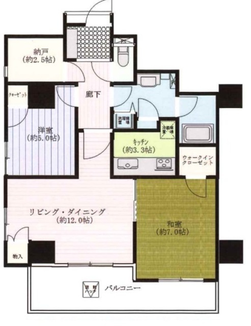 ソプラタワー 17階 間取り図