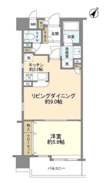 物件画像 ユニーブル田町 5階