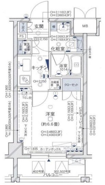 物件画像 パレステュディオ代々木 4階