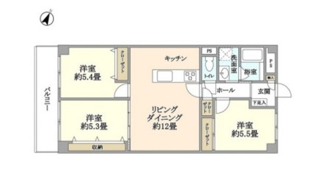 豊洲ハイライズ 2階