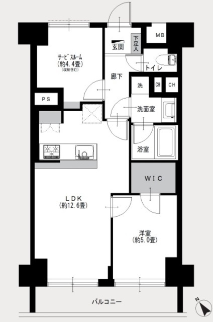 物件画像 南阿佐谷ハイツ 4階