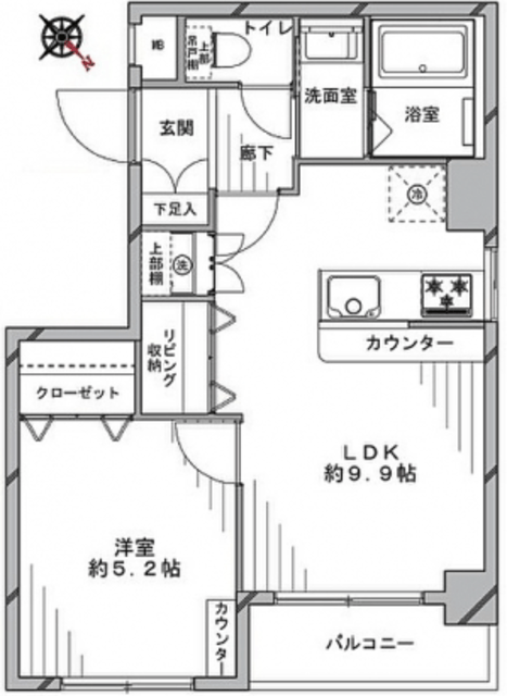 大塚ヒミコマンション 2階 間取り図