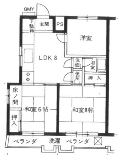 毎日落合マンション 3階