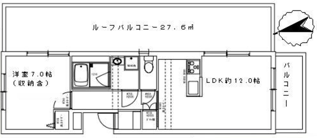 パラシオン椎名町 4階 間取り図