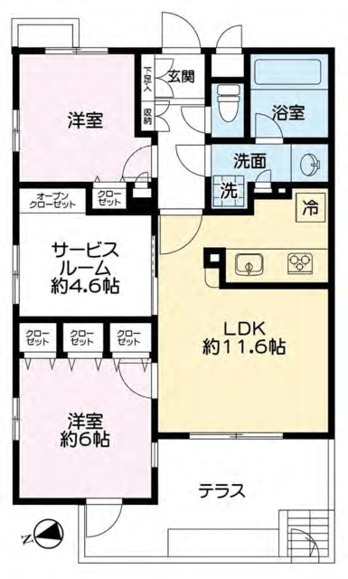 物件画像 マイネシュロッス山王 1階