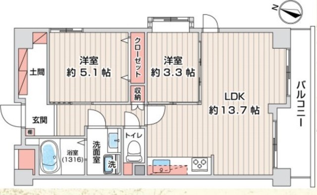 物件画像 コープ野村明大前 2階