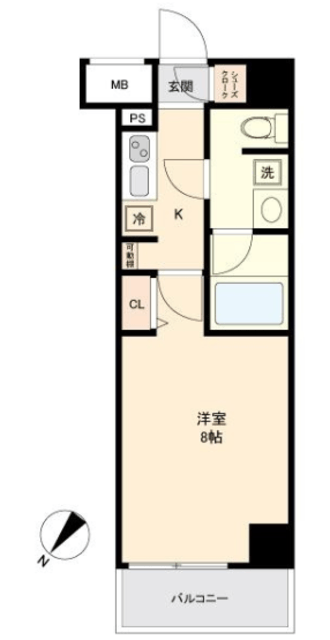 ルフレグランデ押上 7階 間取り図