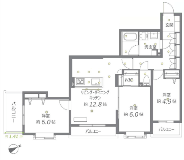 物件画像 クリオ富士見台壱番館 3階