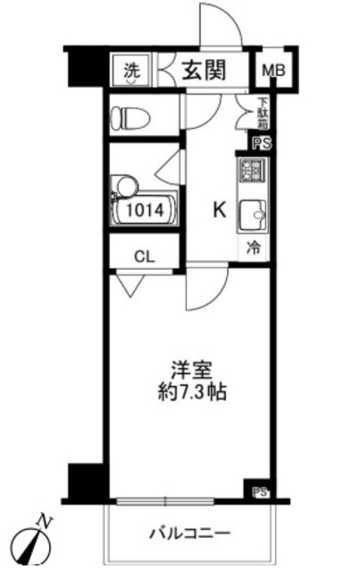 物件画像 パレステュディオ新宿パークサイド 12階