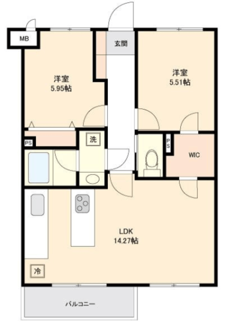 マイキャッスル神楽坂 3階 間取り図