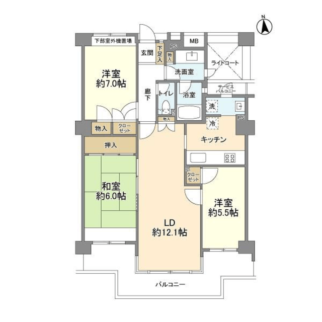 物件画像 ルネ蒲田 4階