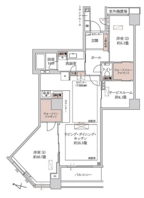 物件画像 グランドメゾン三軒茶屋の杜 14階