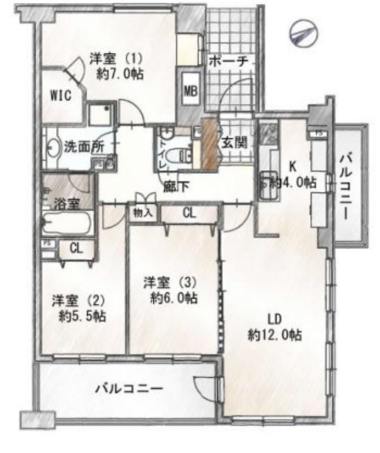 物件画像 等々力ガーデンハイム 2階