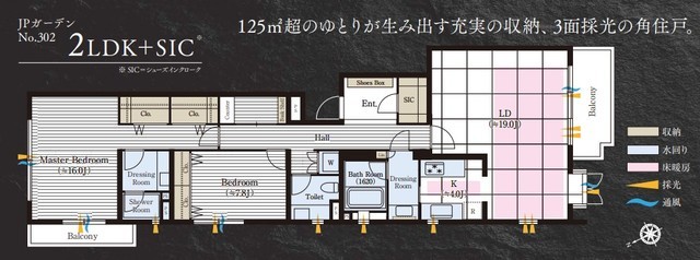 JPガーデン 3階 間取り図