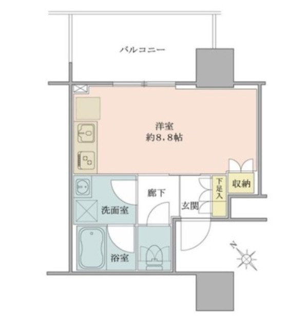 ブリリアタワー浜離宮 16階