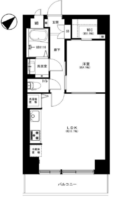 井の頭マンション 3階 間取り図