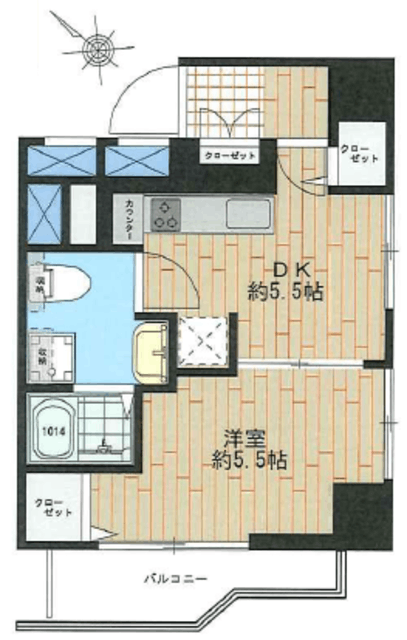 シルバーマンション本郷 3階 間取り図