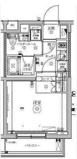 セジョリ新宿上落合 1階 間取り図