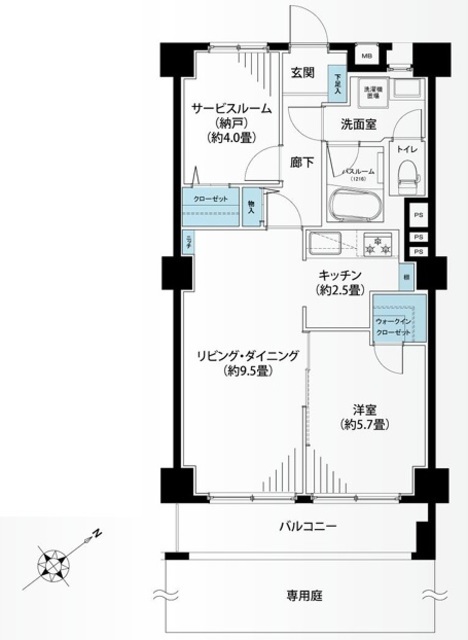 物件画像 自由が丘スカイハイツ 1階