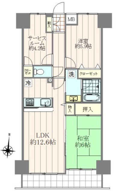 物件画像 朝日シティパリオ三ノ輪 3階