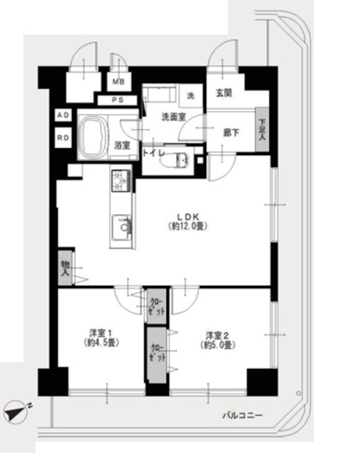 物件画像 日商岩井第2玉川台マンション 2階