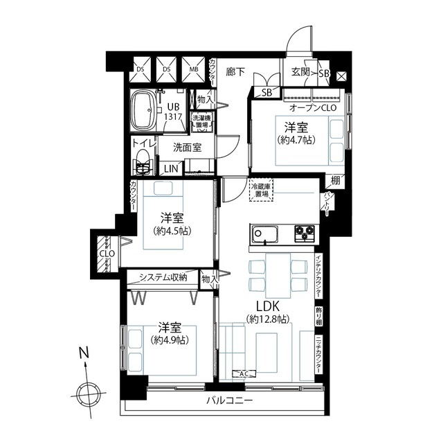 物件画像 ローヤルハイツ 9階