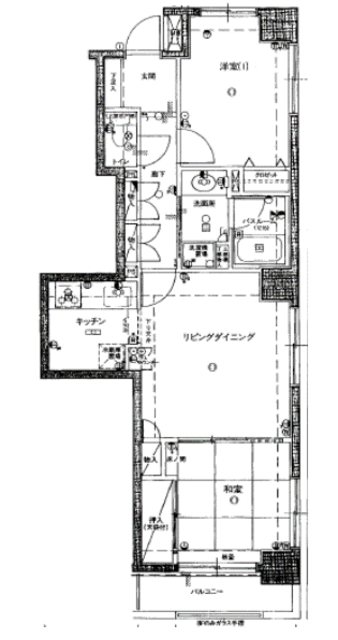 プラハ川崎本町通り 2階 間取り図