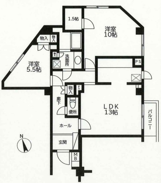 物件画像 パークハイム三田 3階