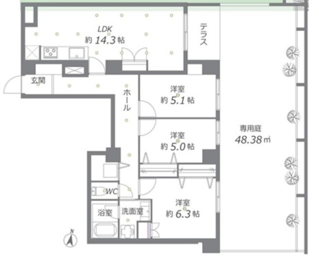 物件画像 東北沢ハウス 1階