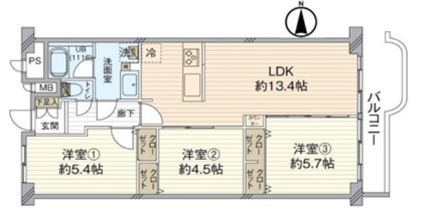 物件画像 フドウ三軒茶屋ハイツ 3階