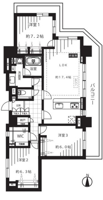物件画像 ウエルタワー深川 34階
