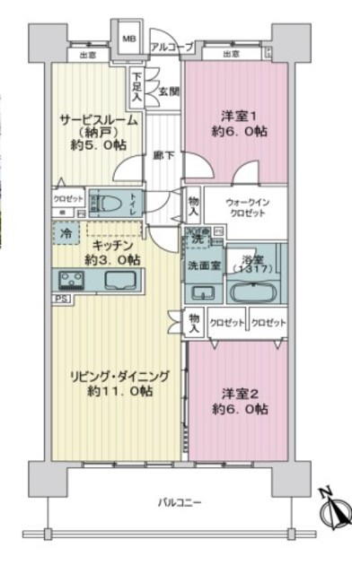 物件画像 クレストフォルム亀戸ビューフォート 8階