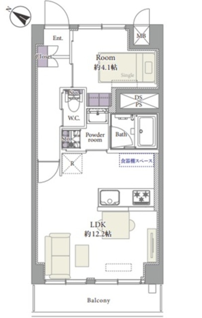 物件画像 新大橋永谷マンション 6階