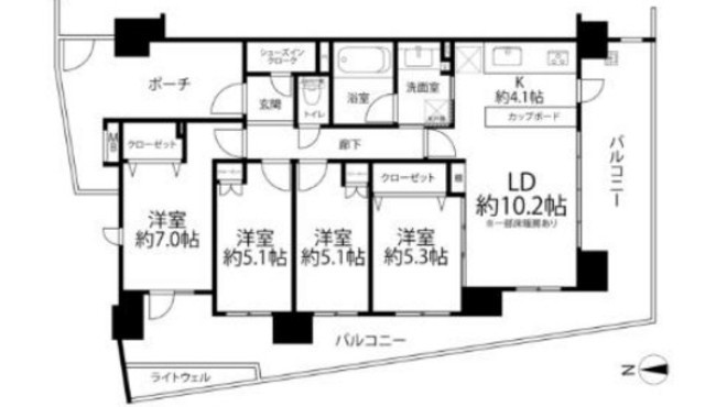 物件画像 クレッセント東京リプライム 3階