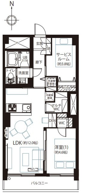物件画像 メイゾン牛込 4階