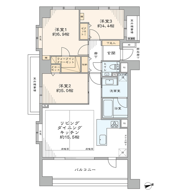 物件画像 品川戸越パークホームズ 9階