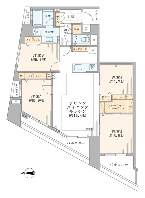 物件画像 ジェイパーク上野アクシス 8階