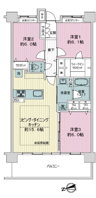 物件画像 クレストフォルム東京アヴァンセ 10階