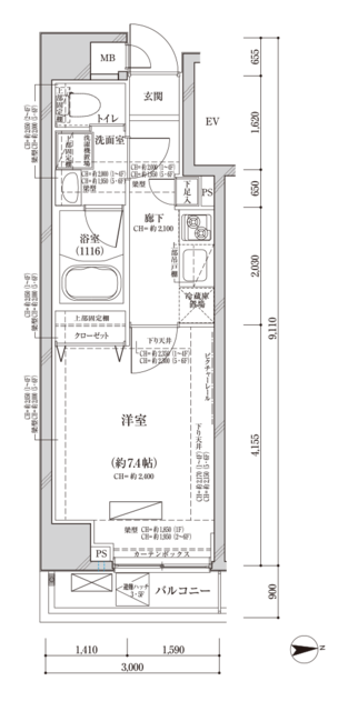 物件画像 ディアレイシャス高井戸 2階