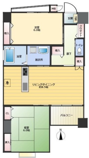 物件画像 グリーンパーク大島 3階