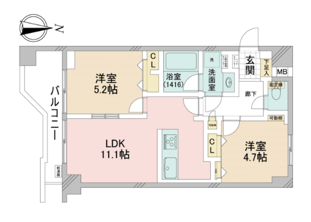 物件画像 エクセル西池 6階