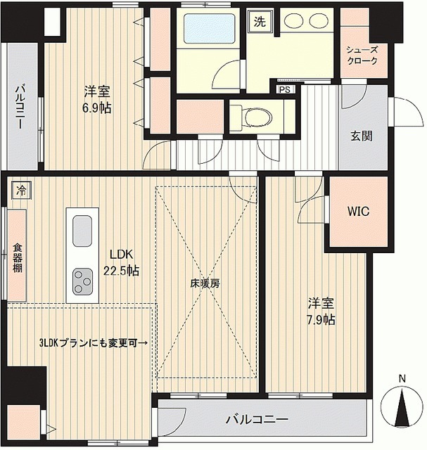三田ステーションビルアミタ 12階 間取り図