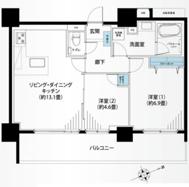 物件画像 リビオ五反田プラグマ.Gタワー 17階